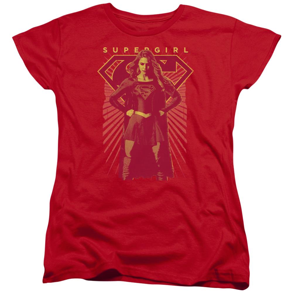 Supergirl Ready Set Women's 18/1 Cotton SS T