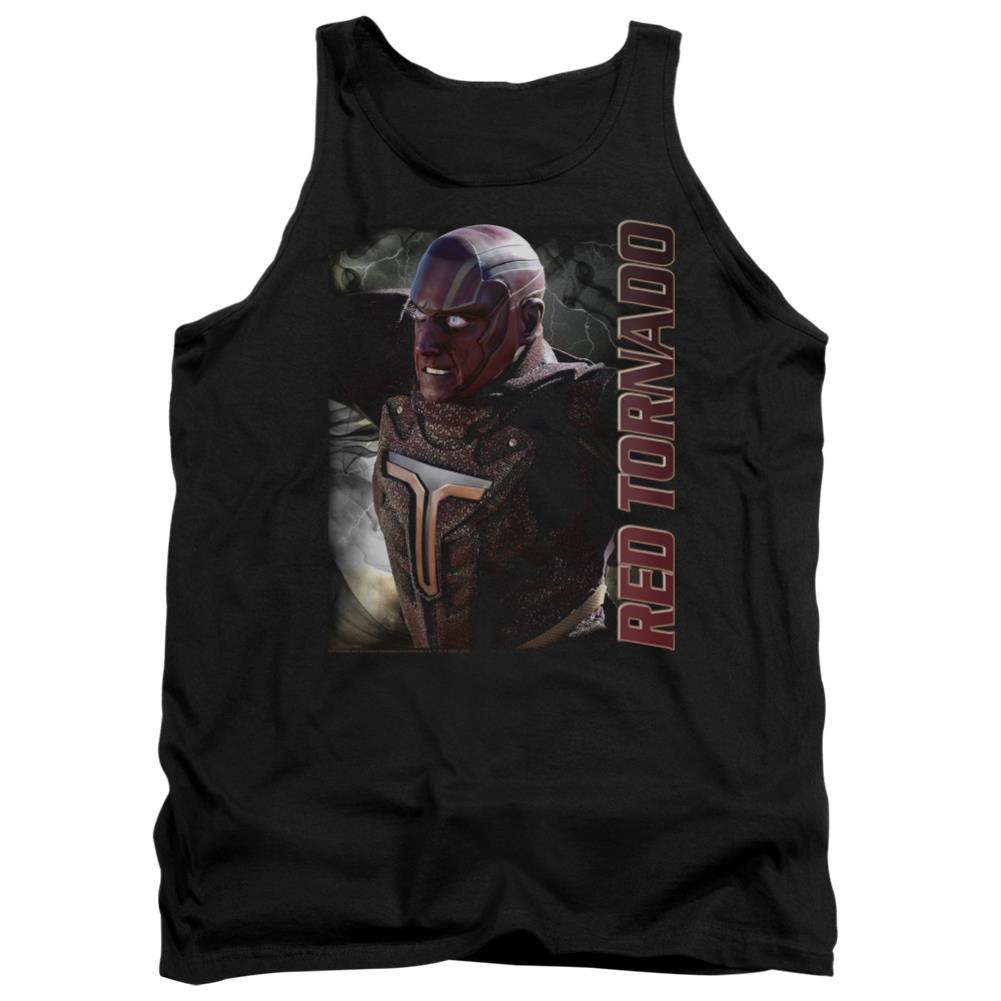 Supergirl Red Tornado Men's 18/1 Cotton Tank Top