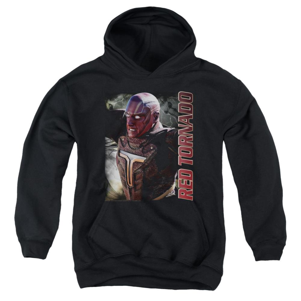Supergirl Red Tornado Youth Cotton Poly Pull-Over Hoodie