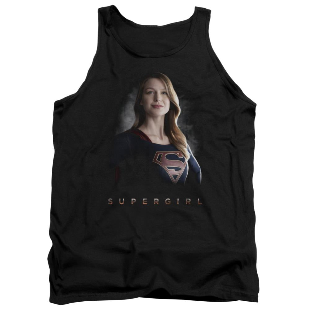 Supergirl Stand Tall Men's 18/1 Cotton Tank Top