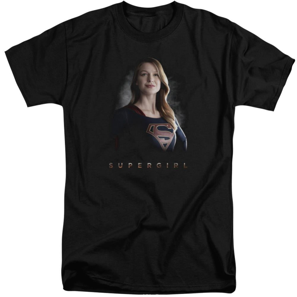 Supergirl Stand Tall Men's 18/1 Tall Cotton SS T