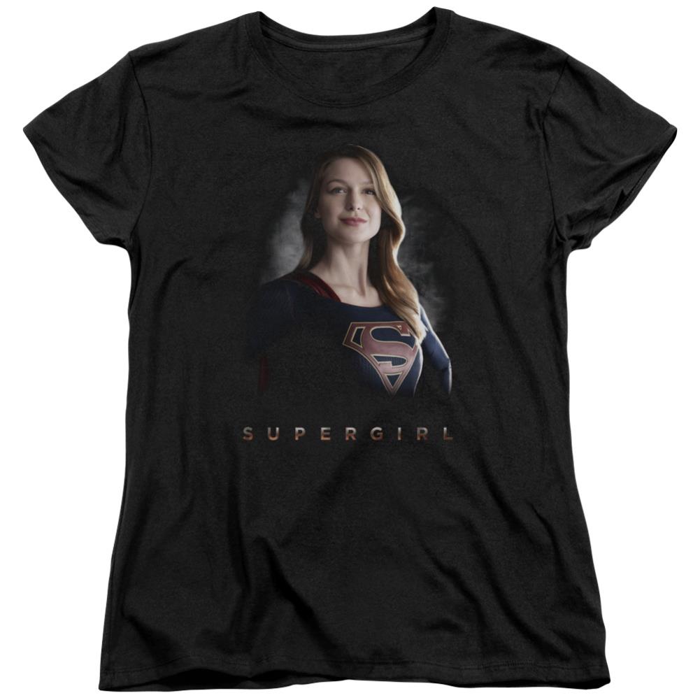 Supergirl Stand Tall Women's 18/1 Cotton SS T
