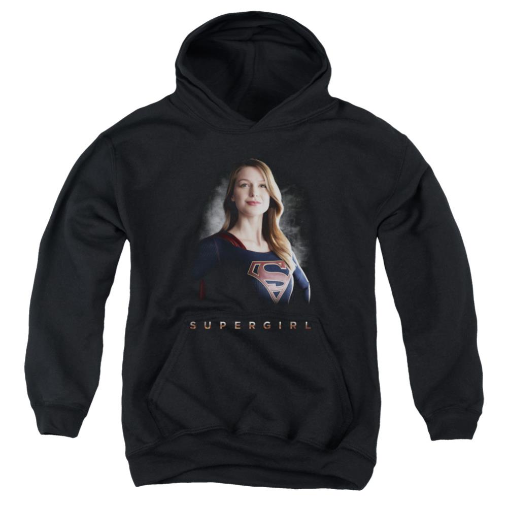 Supergirl Stand Tall Youth Cotton Poly Pull-Over Hoodie