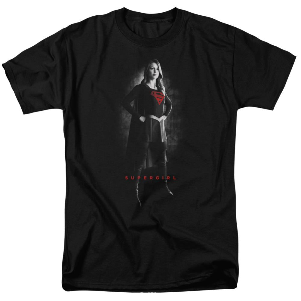 Supergirl Supergirl Noir Men's 18/1 Cotton SS T