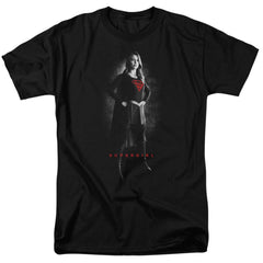 Supergirl Supergirl Noir Men's 18/1 Cotton SS T
