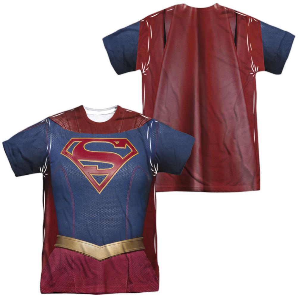 Supergirl Supergirl Uniform (Front/Back Print) Men's Regular Fit Polyester SS T