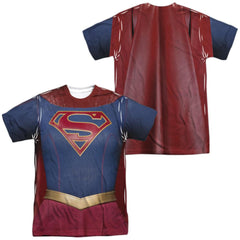 Supergirl Supergirl Uniform (Front/Back Print) Men's Regular Fit Polyester SS T