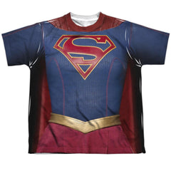 Supergirl Supergirl Uniform Youth Regular Fit Poly SS T