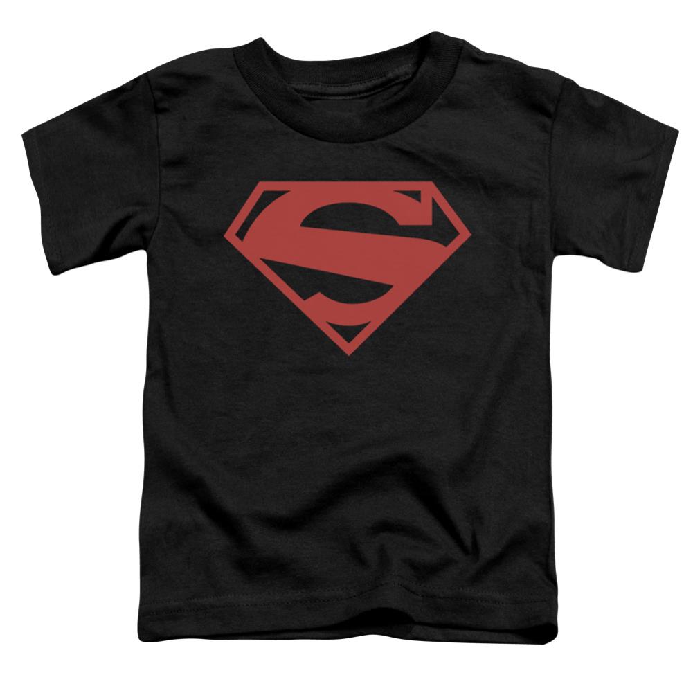 Superman 52 Red Block Toddler 18/1 Cotton SS T