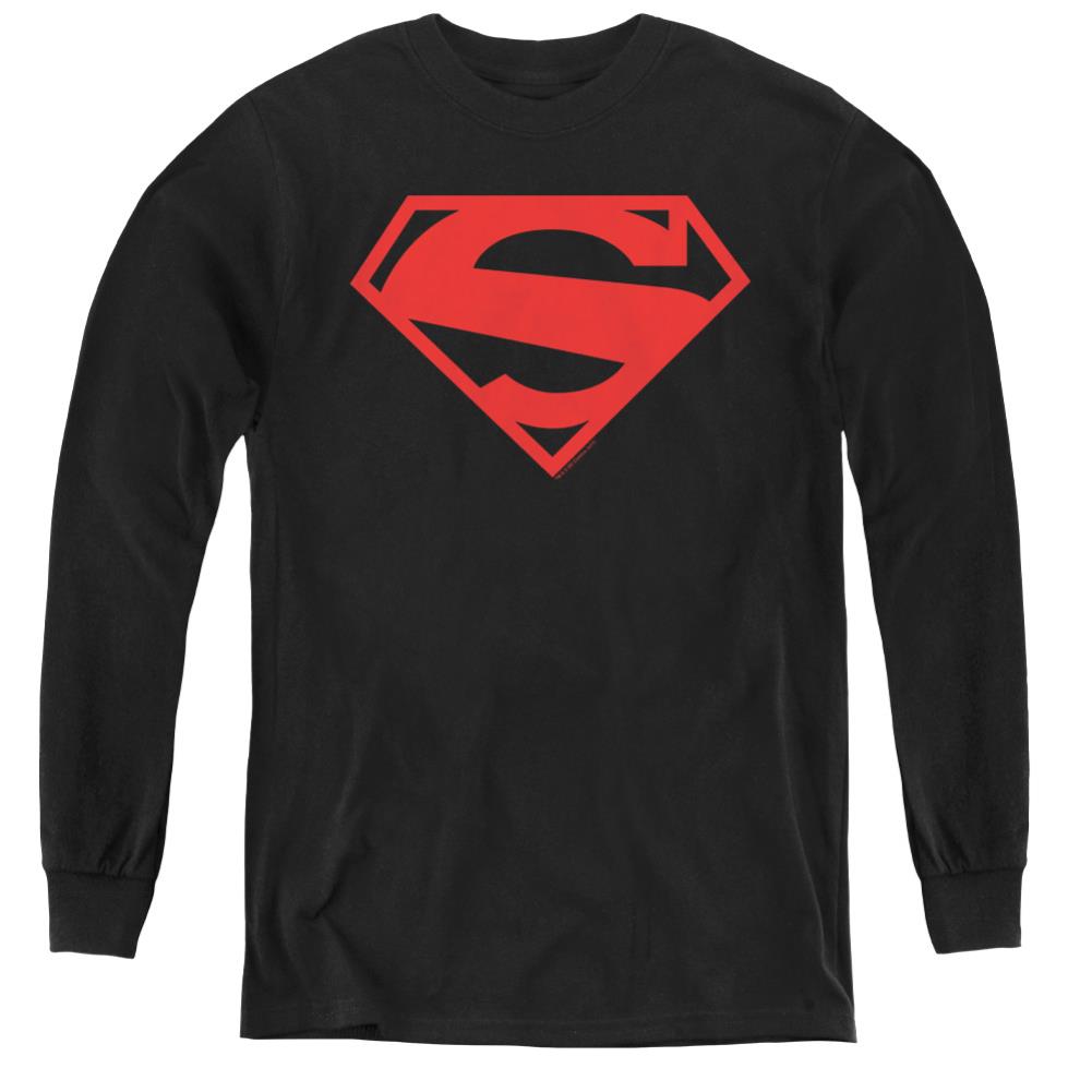 Superman 52 Red Block Youth LS T