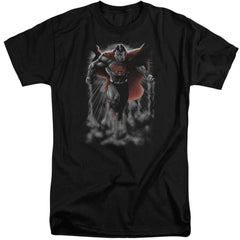 Superman Above The Clouds Men's 18/1 Tall Cotton SS T