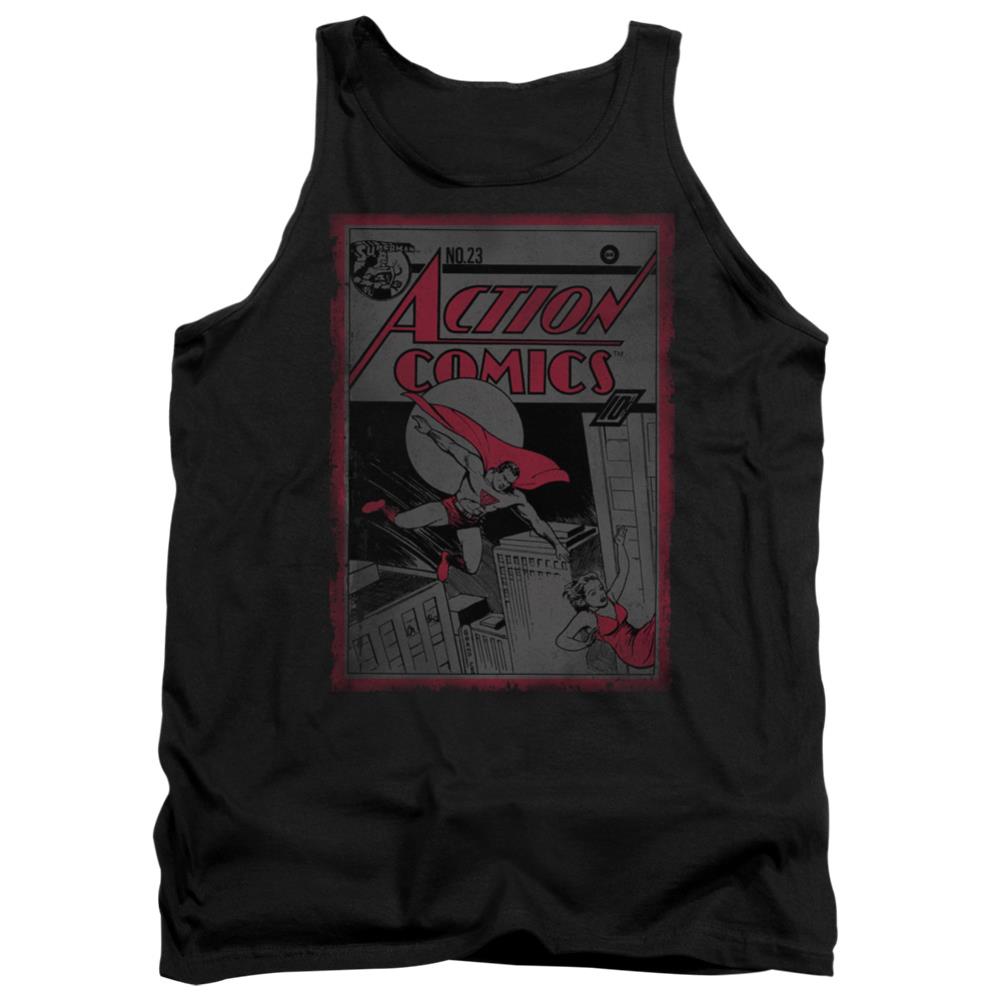Superman Action Comics 23 Men's 18/1 Cotton Tank Top