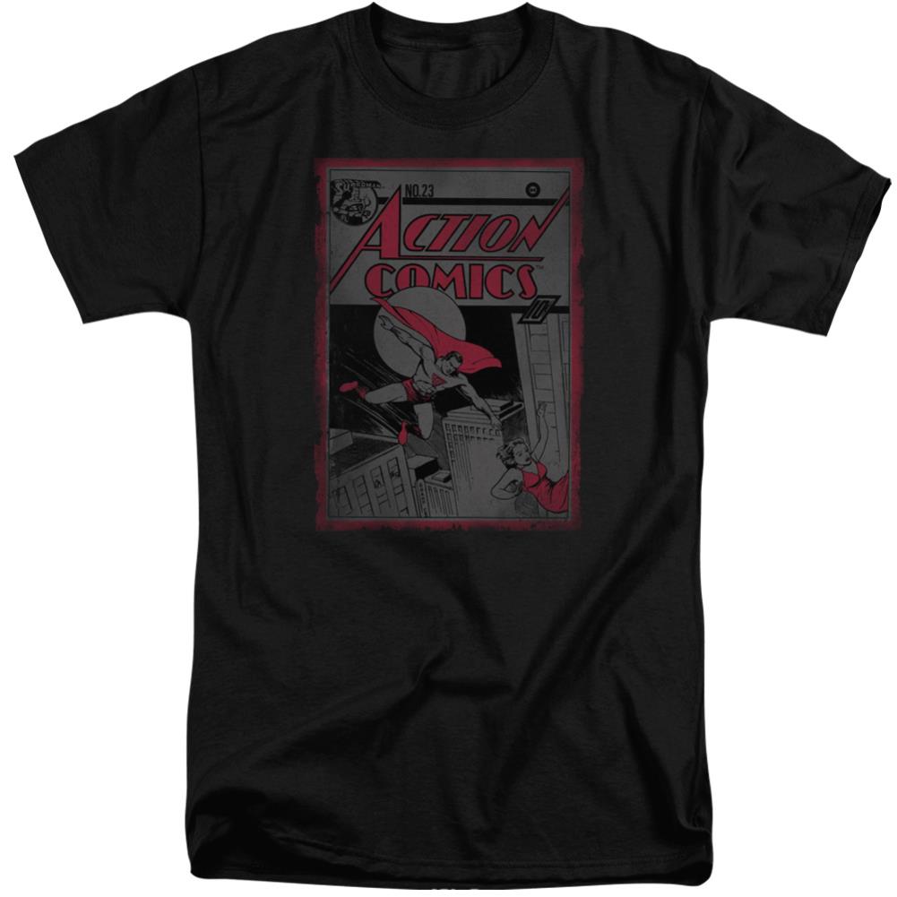 Superman Action Comics 23 Men's 18/1 Tall Cotton SS T