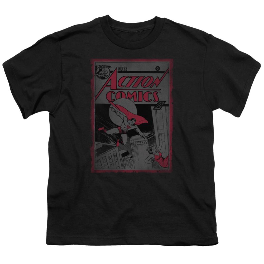 Superman Action Comics 23 Youth 18/1 100% Cotton SS T