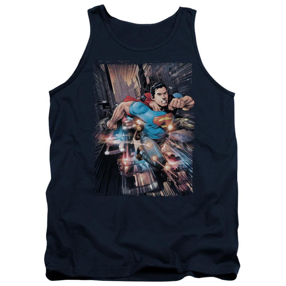 Superman Action Comics #1 Men's 18/1 Cotton Tank Top