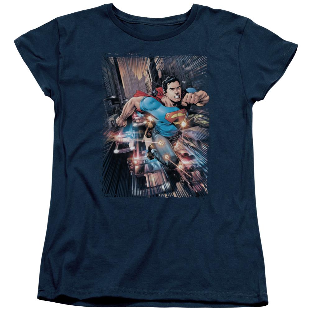 Superman Action Comics #1 Women's 18/1 Cotton SS T