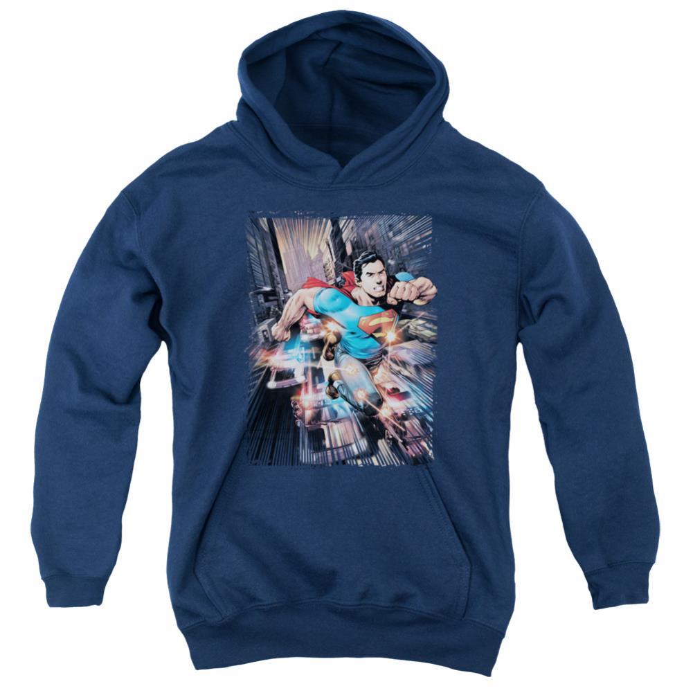 Superman Action Comics #1 Youth Cotton Poly Pull-Over Hoodie