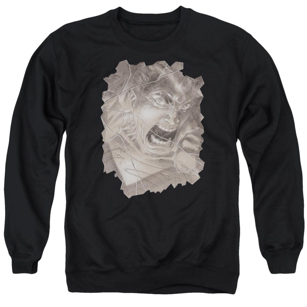 Superman Action #840 Cover Men's Crewneck 50 50 Poly LS T