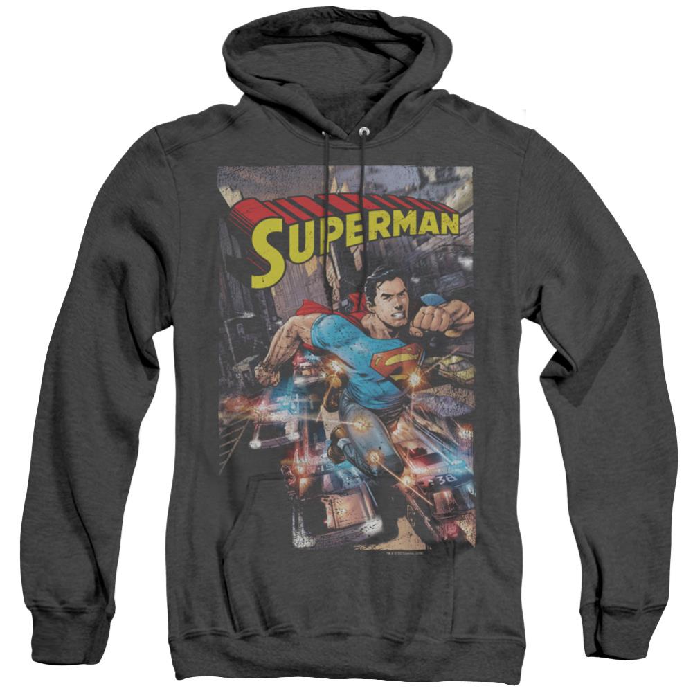 Superman Action One Men's Pull-Over Hoodie