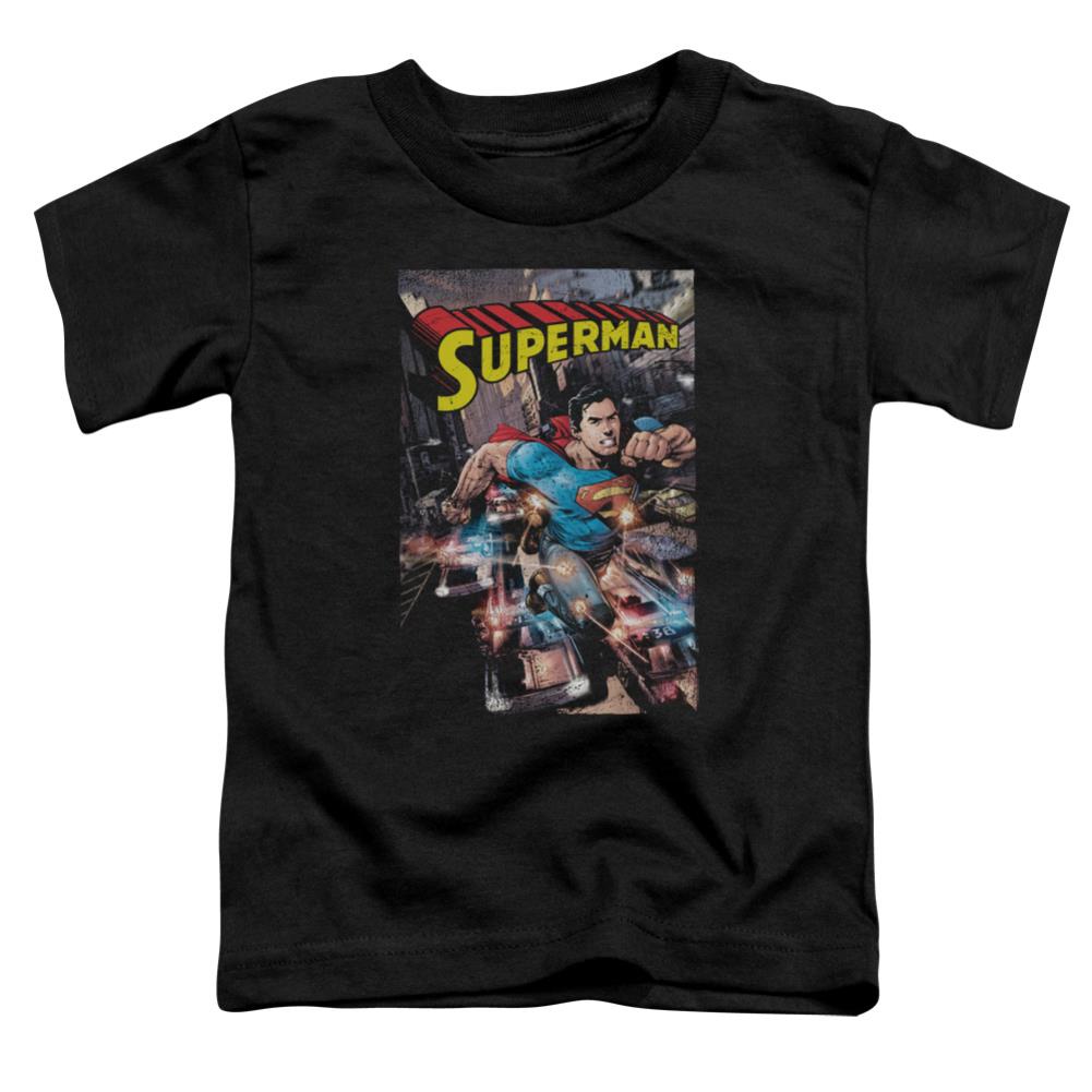 Superman Action One Toddler 18/1 Cotton SS T