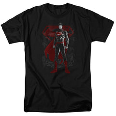 Superman Aftermath Men's 18/1 Cotton SS T