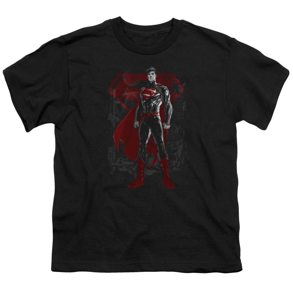 Superman Aftermath Youth 18/1 100% Cotton SS T