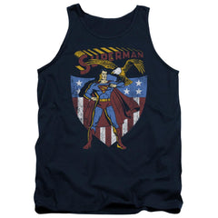 Superman All American Men's 18/1 Cotton Tank Top