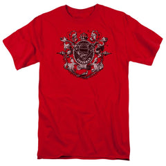 Superman All Hail Superman Men's 18/1 Cotton SS T