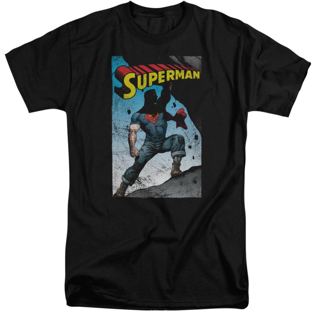 Superman Alternate Men's 18/1 Tall Cotton SS T