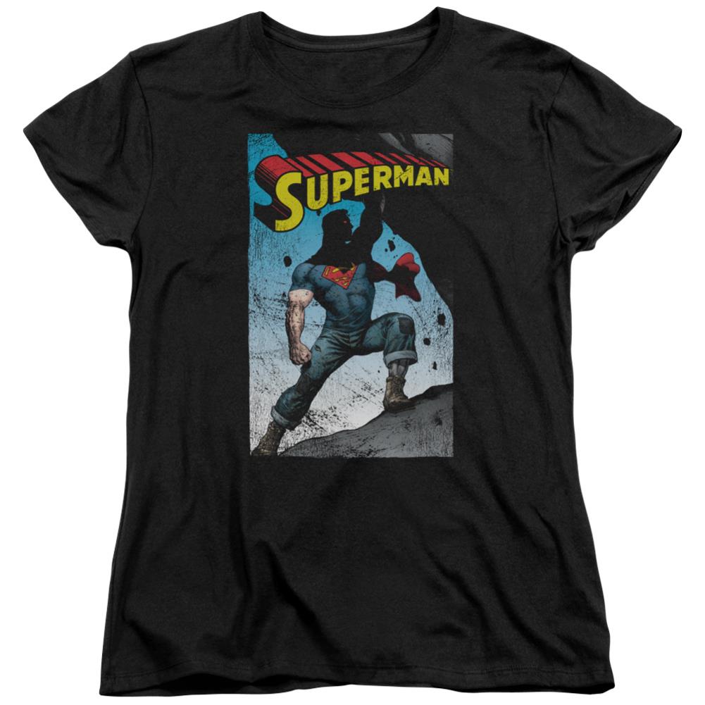 Superman Alternate Women's 18/1 Cotton SS T