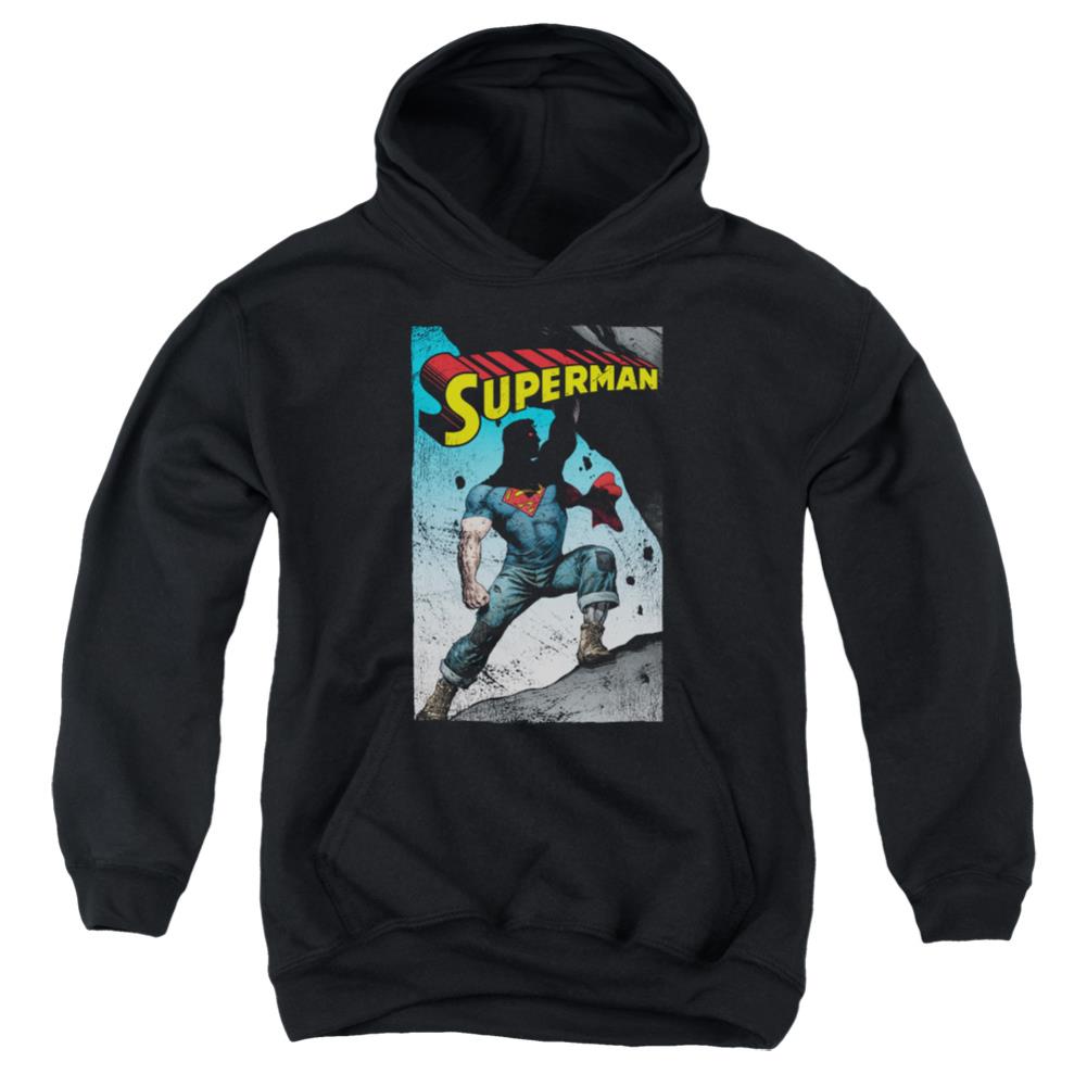Superman Alternate Youth Cotton Poly Pull-Over Hoodie