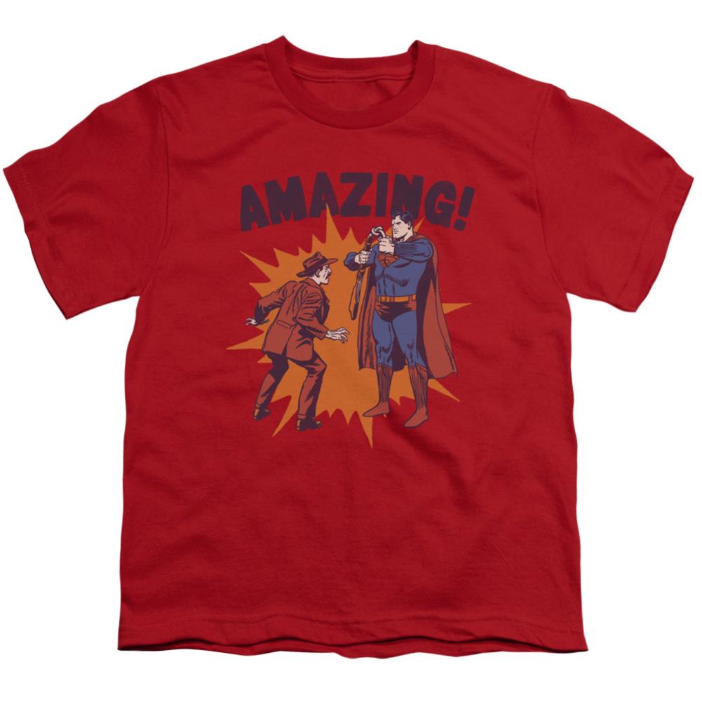 Superman Amazing Youth 18/1 100% Cotton SS T