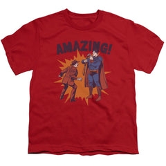 Superman Amazing Youth 18/1 100% Cotton SS T
