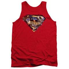 Superman American Way Men's 18/1 Cotton Tank Top