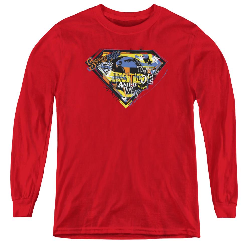 Superman American Way Youth LS T