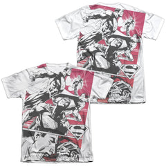 Superman Angry Red Men's Regular Fit Poly Cotton SS T