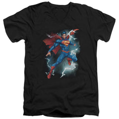 Superman Annual #1 Cover Men's 30/1 Cotton Slim V-Neck T