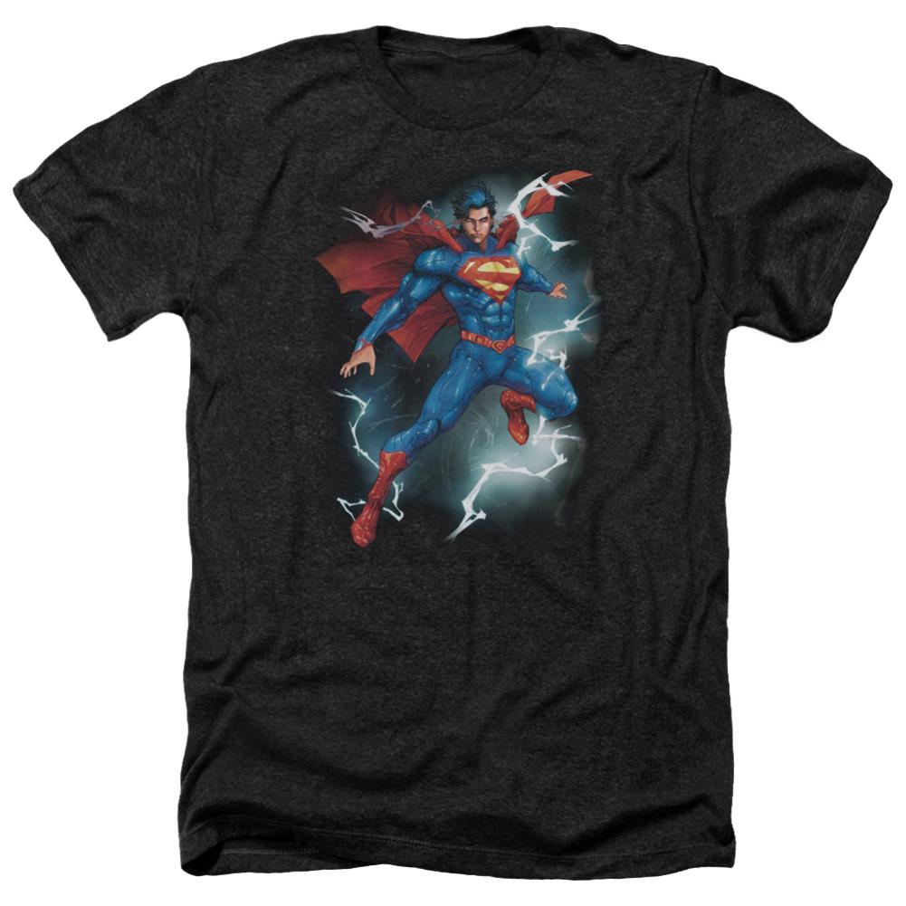 Superman Annual #1 Cover Men's 30/1 Heather 60 40 Poly SS T