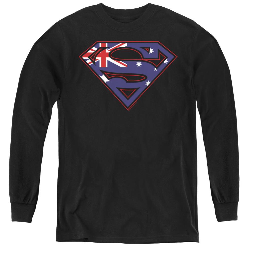 Superman Australian Shield Youth LS T