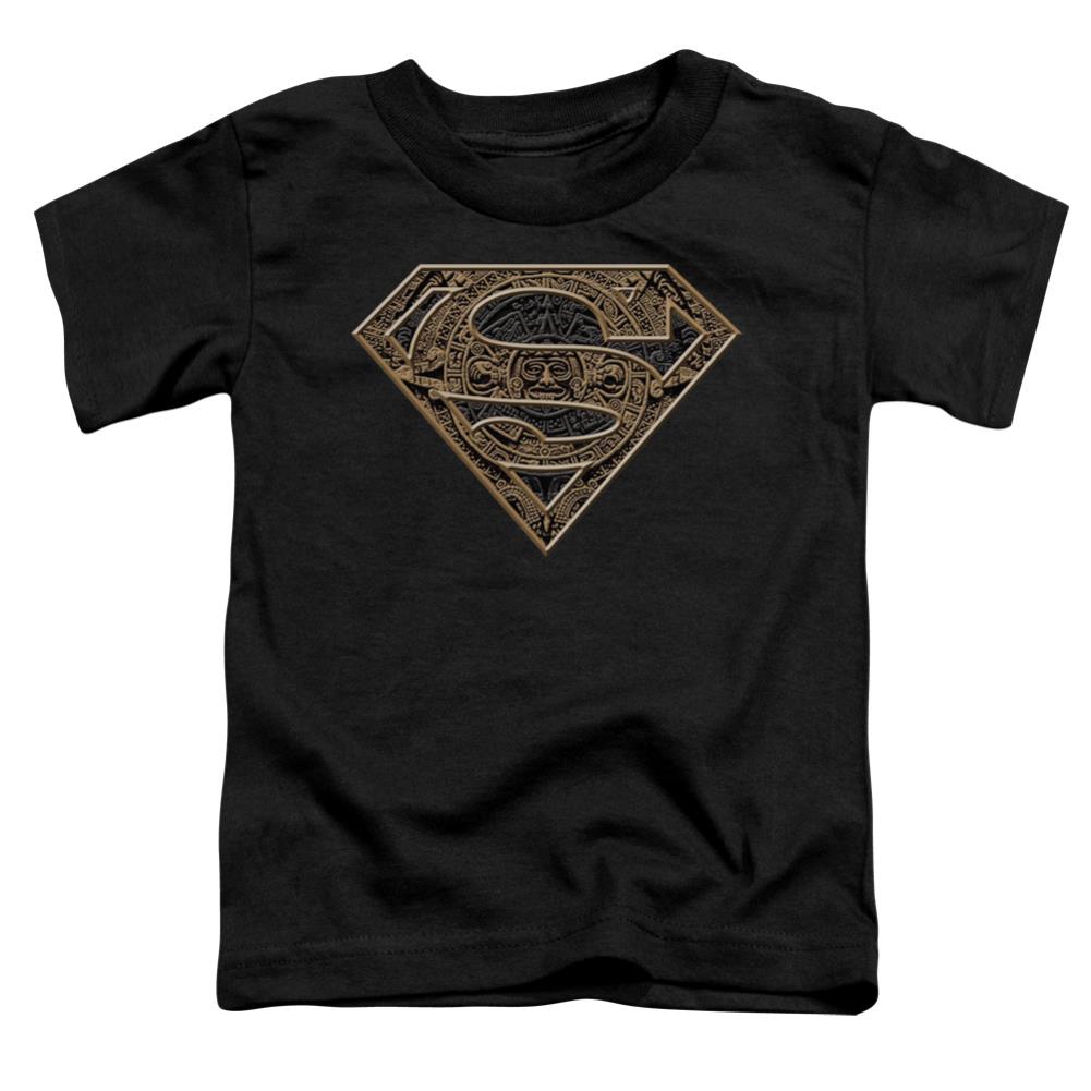 Superman Aztec Shield Toddler 18/1 Cotton SS T