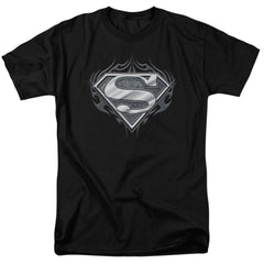 Superman Biker Metal Men's 18/1 Cotton SS T