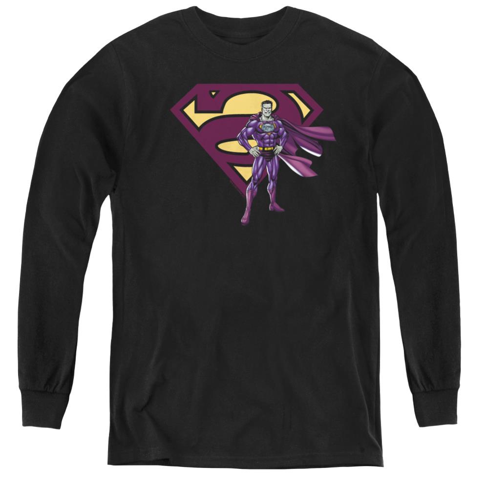 Superman Bizarro & Logo Youth LS T