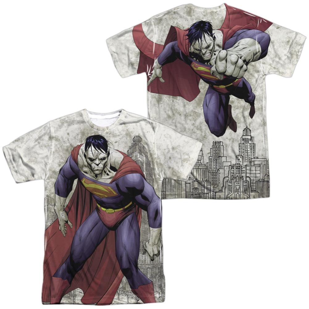 Superman Bizarro Sub (Front/Back Print) Men's Regular Fit Polyester SS T