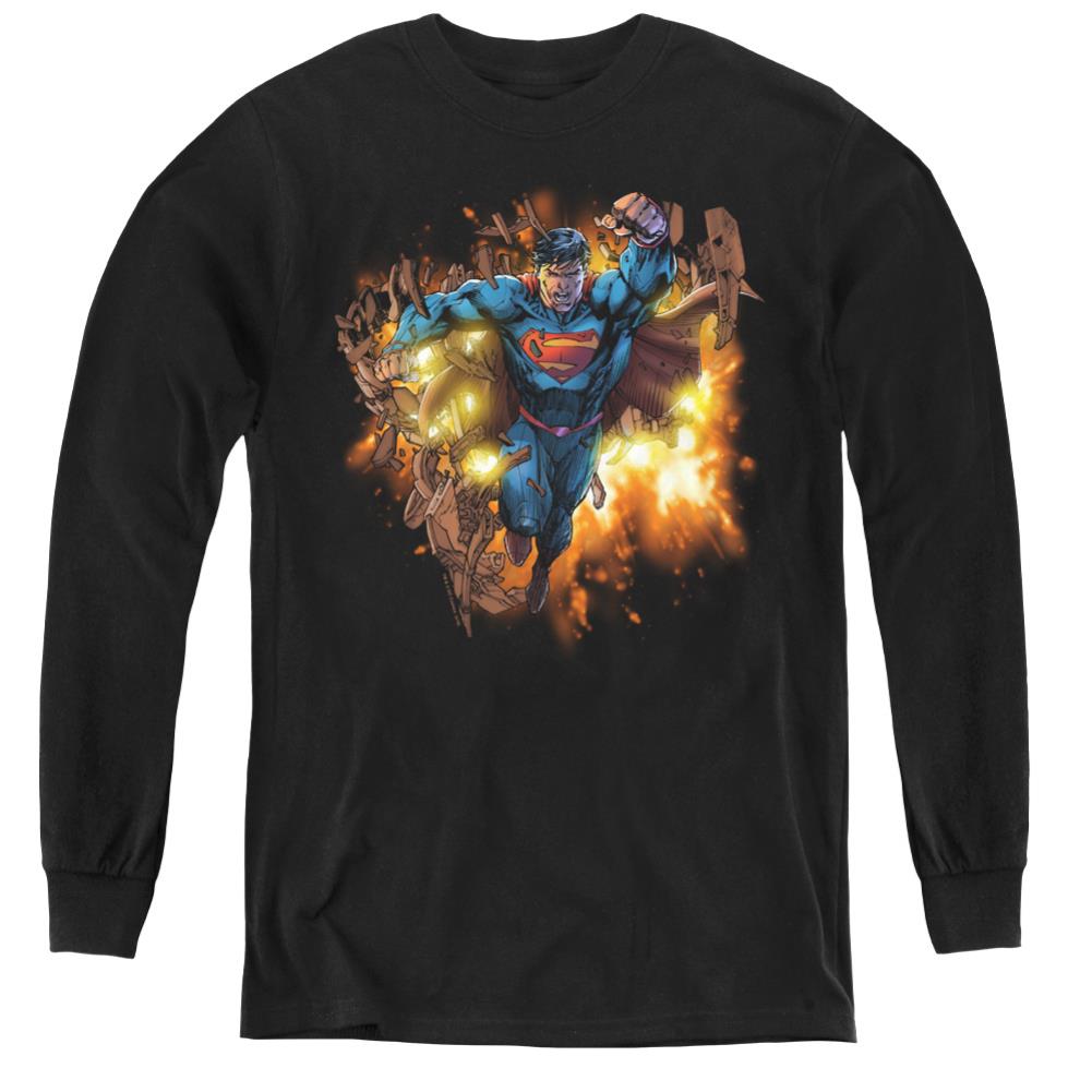 Superman Blasting Through Youth LS T