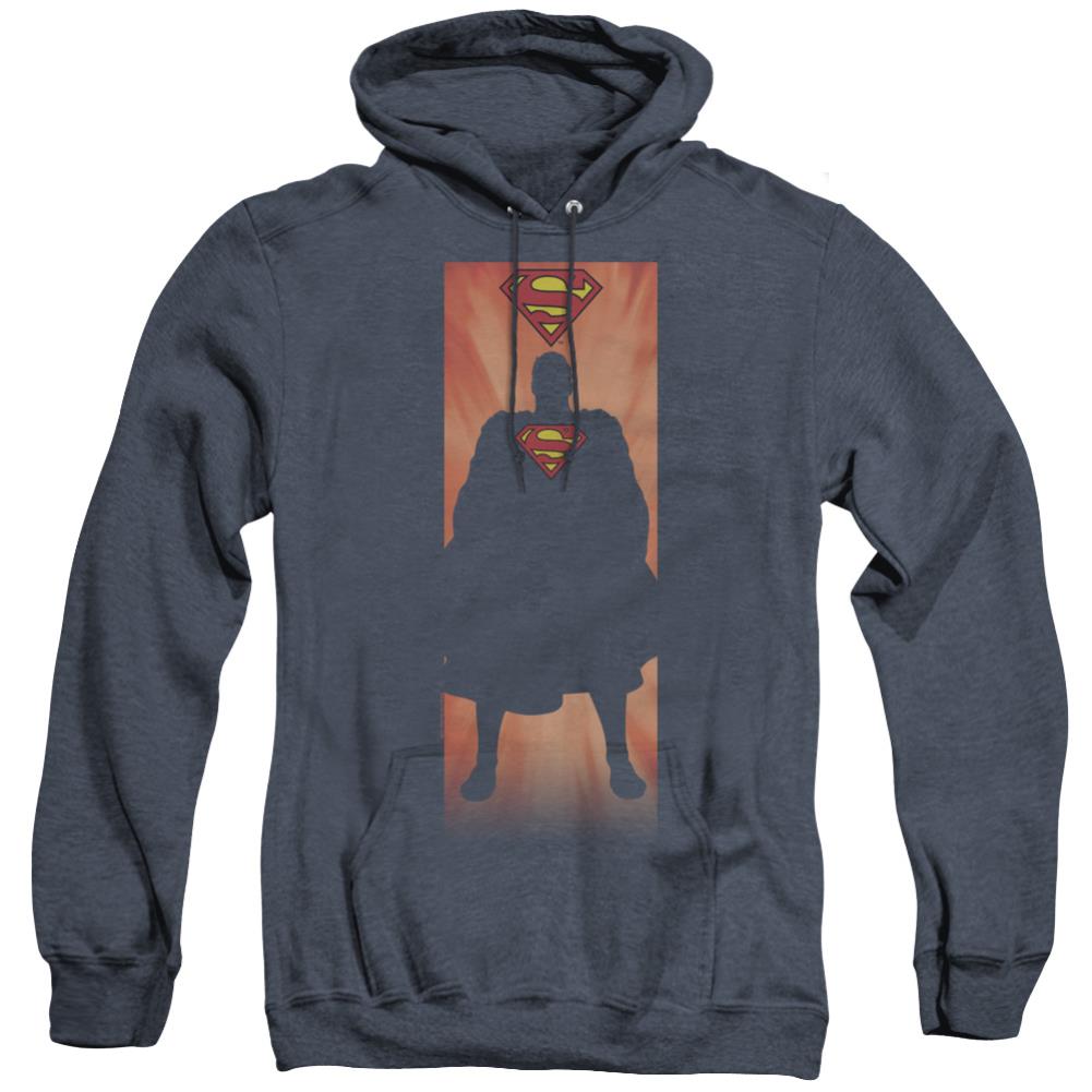 Superman Block Men's Pull-Over Hoodie