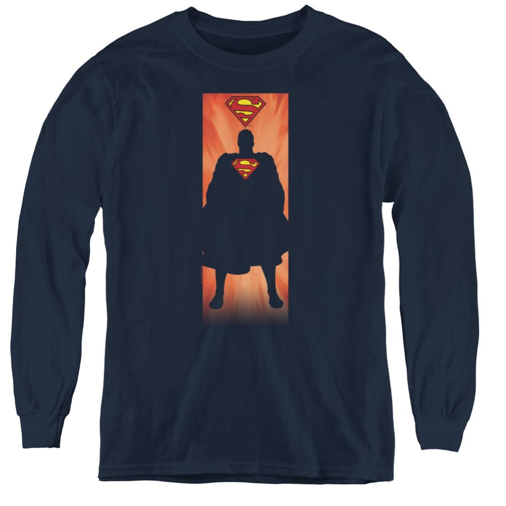 Superman Block Youth LS T
