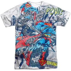 Superman Break Free Men's Regular Fit Polyester SS T