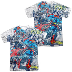 Superman Break Free Men's Regular Fit Polyester SS T