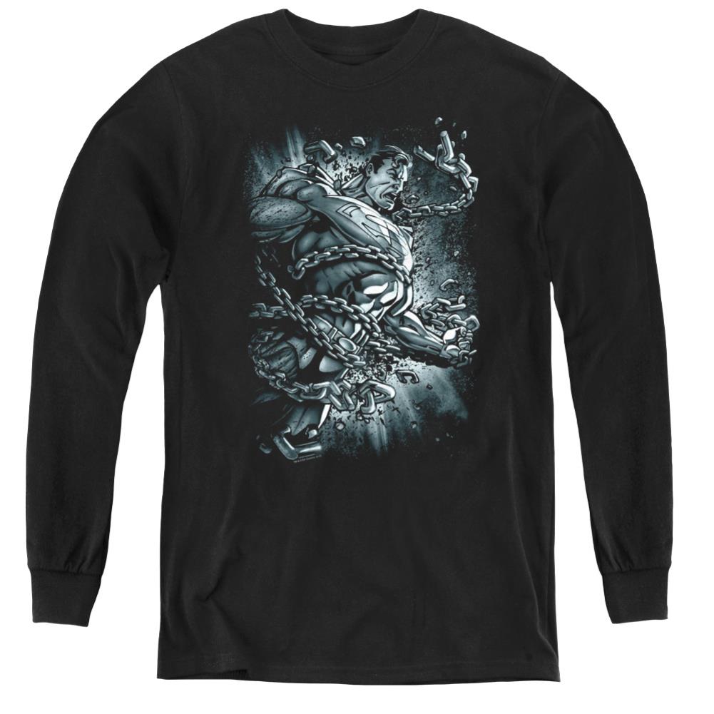 Superman Break Free Youth LS T