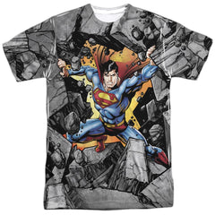 Superman Break On Through Men's Regular Fit Polyester SS T
